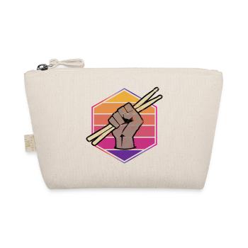 Drummer Schlagzeuger - Organic Pouch - nature - Front