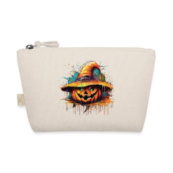 Golden Pumpkin Halloween Splash - Organic Pouch - nature - Front