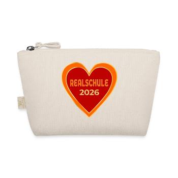 Realschule 2026 Herz - Organic Pouch - nature - Front