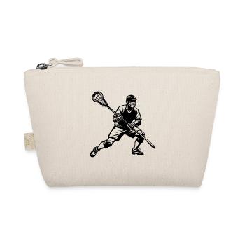 Lacrosse player - Organic Pouch - nature - Front