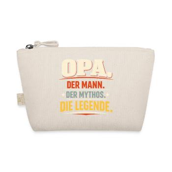 Grandpa Legend Gift Father's Day Men - Organic Pouch - nature - Front
