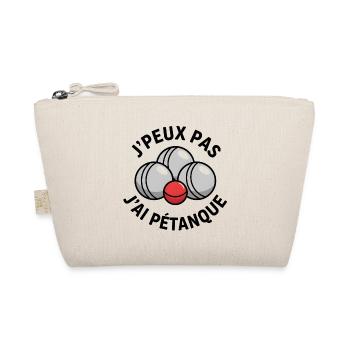 Jai Pétanque Boules Rire - Organic Pouch - nature - Front
