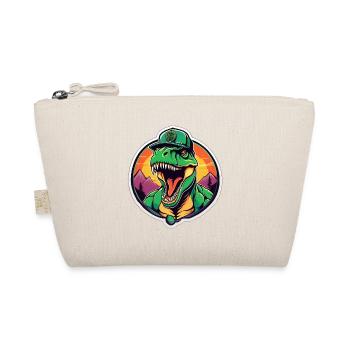 Dinosaur Sunset Headpiece - Organic Pouch - nature - Front