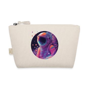 Neon astronaut in color space - Organic Pouch - nature - Front