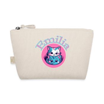 Emilia Cat Duet - Organic Pouch - nature - Front