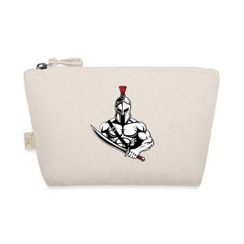 Spartan Gladiator Schwert Maskottchen Spartan Gym - Bio-Täschchen - Natur - Vorne