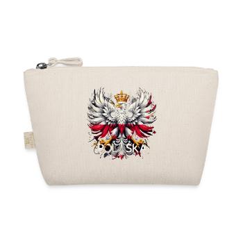 Aigle polonais : blanc et rouge avec couronne et drapeau - Trousse biologique - nature - Devant