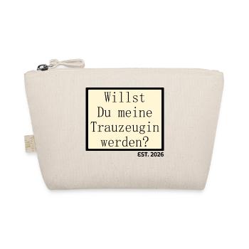 Wedding Maid of Honor 2026 Question - Organic Pouch - nature - Front