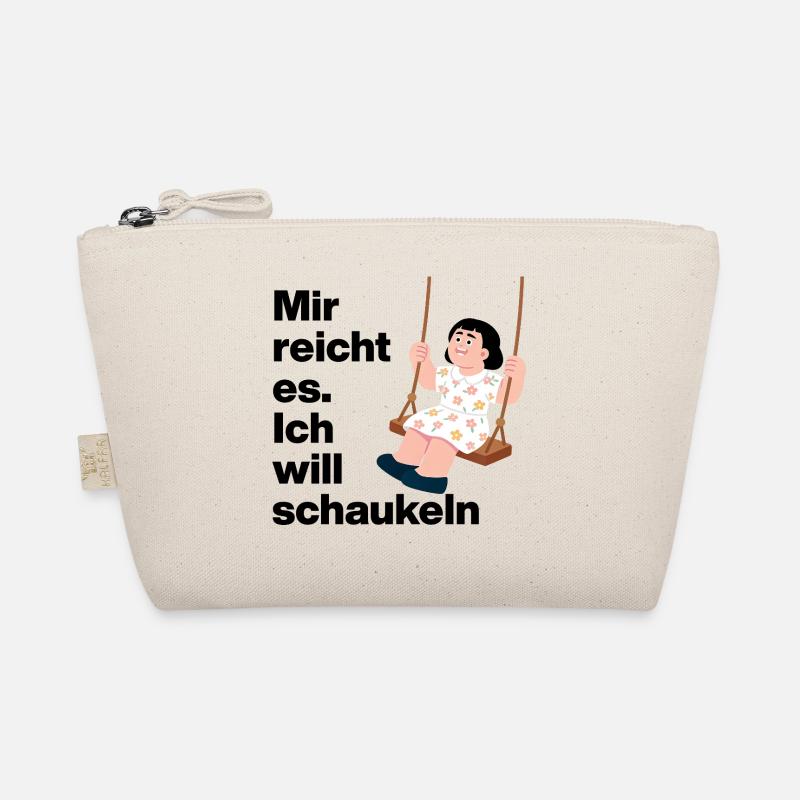 ICH WILL SCHAUKELN. KEINE LUST AUF MENSCHEN Bio-Täschchen