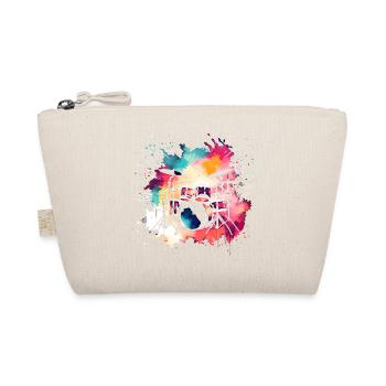 Drums colorful - Organic Pouch - nature - Front