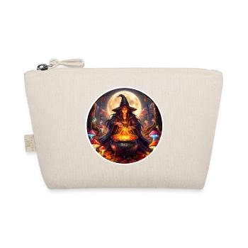 Moonlit Witch Cauldron Magic - Organic Pouch - nature - Front