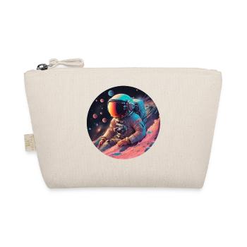 Astronaut in Neon Cosmos - Bio-Täschchen - Natur - Vorne