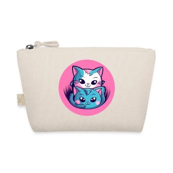 Kitten Hug Duo - Organic Pouch - nature - Front