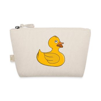 Sunny Rubber Duck - Organic Pouch - nature - Front