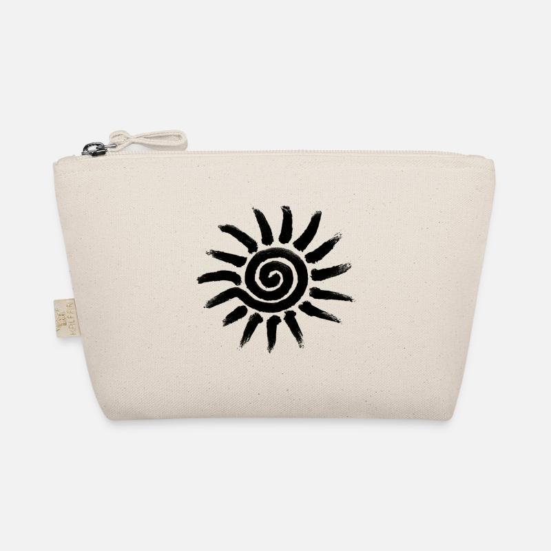 Tribal Sun Symbol Organic Pouch