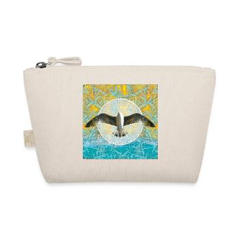 Mouette en yoga mandala en couleur - Trousse biologique - nature - Devant