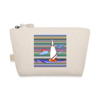 Segelboot - Bio-Täschchen - Natur - Vorne