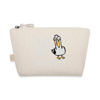 Mouette folle, je ne suis pas comme les autres, je suis pire - Trousse biologique - nature - Devant