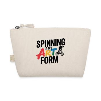 Artistic Cycling Art  - Organic Pouch - nature - Front