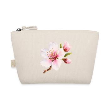 Almond Blossom Pink Spring Flower - Organic Pouch - nature - Front