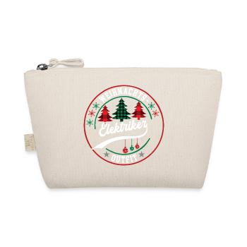 Weihnachten Elektriker Elektrik XMAS Outfit - Bio-Täschchen - Natur - Vorne