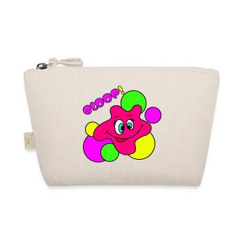 BLOOP! Funny Neon Pop Art Blobs Character - Organic Pouch - nature - Front