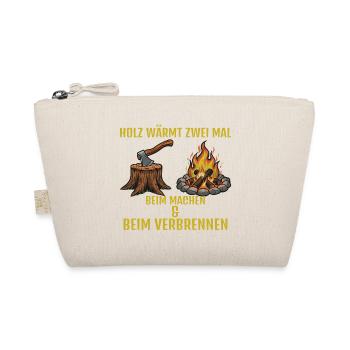 Holz: Machen & Brennen - Bio-Täschchen - Natur - Vorne