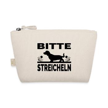 Dackel - Bio-Täschchen - Natur - Vorne
