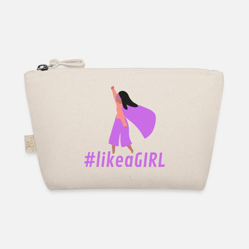 Fighter in Purple Cape Organic Pouch