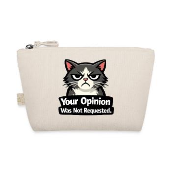 Salty Cat Attitude Tee - Organic Pouch - nature - Front