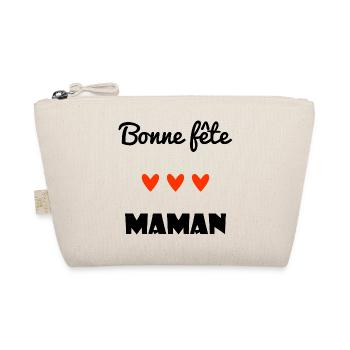 HERZLICHEN GLÜCKWUNSCH ZUM GEBURTSTAG. ALLES GUTE ZUM MUTTERTAG. MAMA. MUTTERTAG - Bio-Täschchen - Natur - Vorne