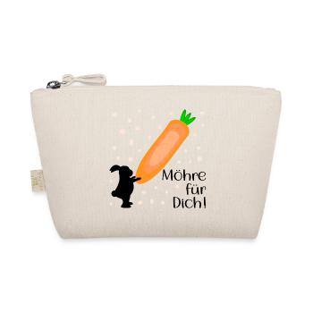 Karotte Möhre Osterhase - Bio-Täschchen - Natur - Vorne
