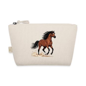 Cheval Alezan Arabe Galop Poussière Équestre - Trousse biologique - nature - Devant