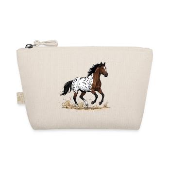 Appaloosa Pferd Wild Gallop Equestrian Mouchté - Bio-Täschchen - Natur - Vorne