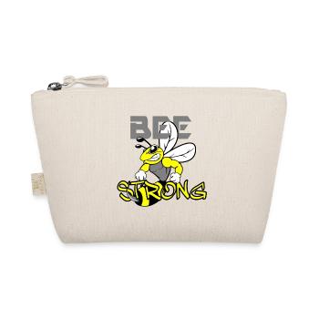 BEE STRONG Biene - Organic Pouch - nature - Front