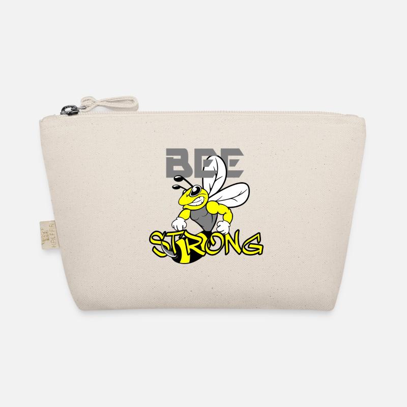 BEE STRONG Biene - Organic Pouch - nature