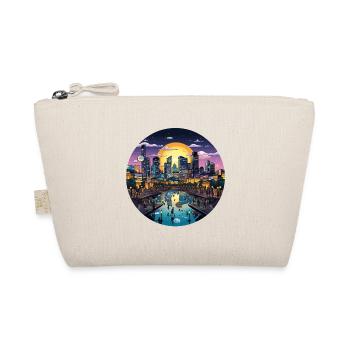 Sunset city on the water - Organic Pouch - nature - Front