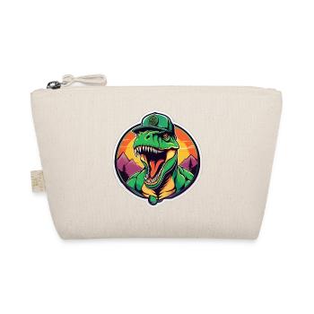 T-Rex Retro Sunset Cap - Organic Pouch - nature - Front