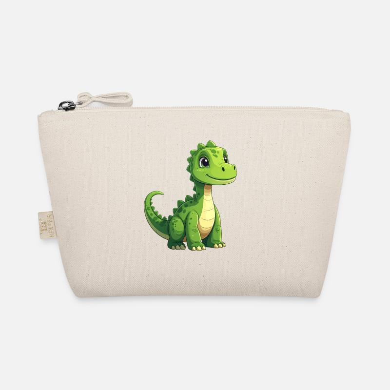 Green Dinosaur Organic Pouch