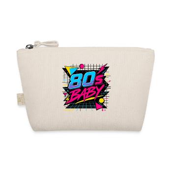 80s Baby Neon Retro - Organic Pouch - nature - Front