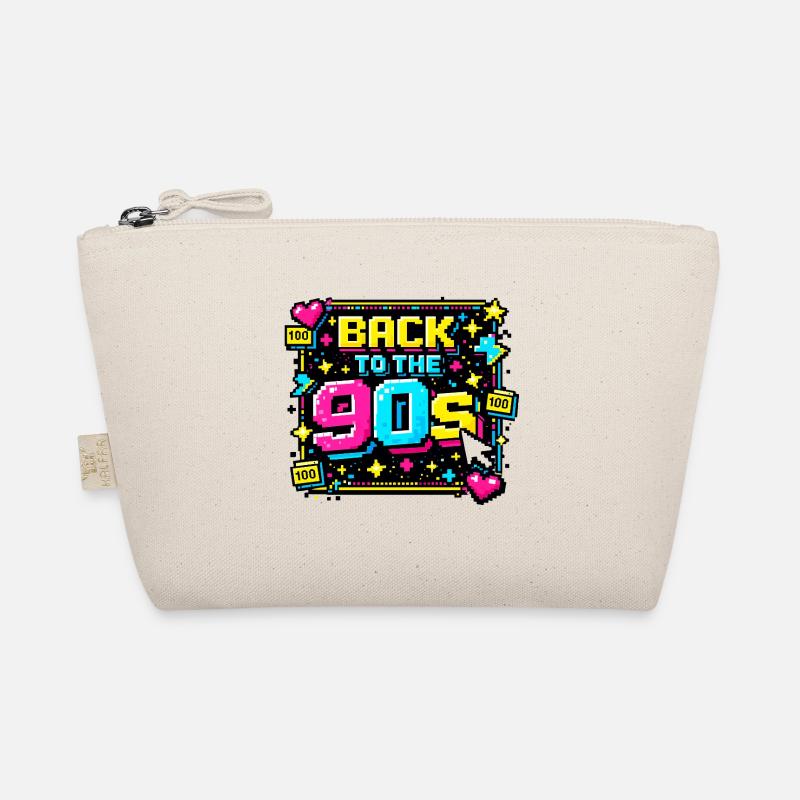 Back to the 90s pixel neon Organic Pouch