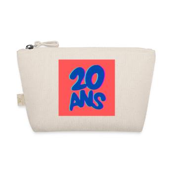 20. 20. JAHRESTAG. 20-JÄHRIGES JUBILÄUM. 20 JAHRE. - Bio-Täschchen - Natur - Vorne