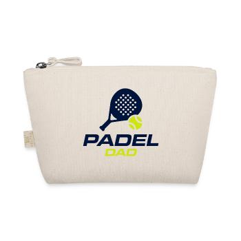 Padel Dad Funny Padel Gift Shirt - Organic Pouch - nature - Front