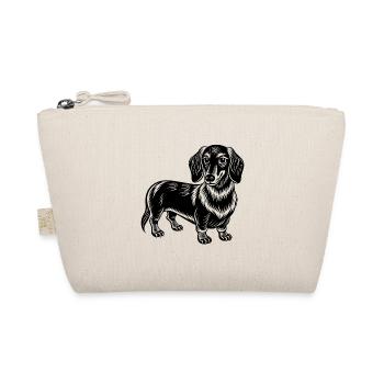 Dachshund Dog - Organic Pouch - nature - Front