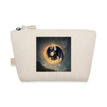 Steampunk Winged Watch - Organic Pouch - nature - Front