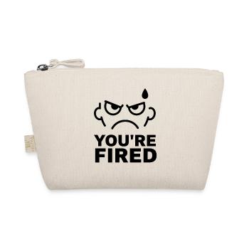 Expulsion Motif – Angry Face - Organic Pouch - nature - Front