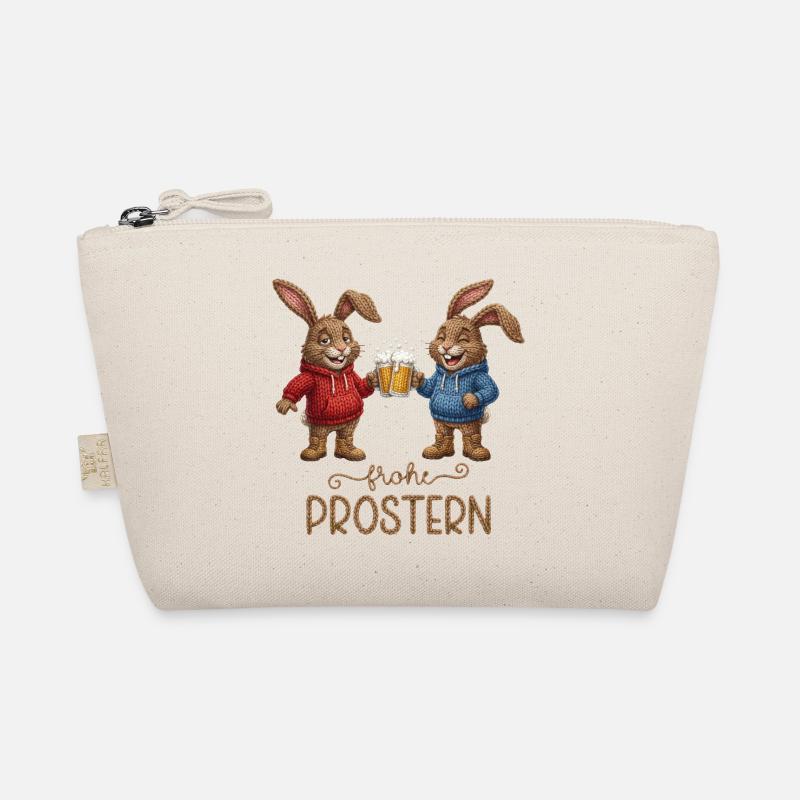 Frohe Prostern Hasen Bier Osterhasen Prosterhase Bio-Täschchen