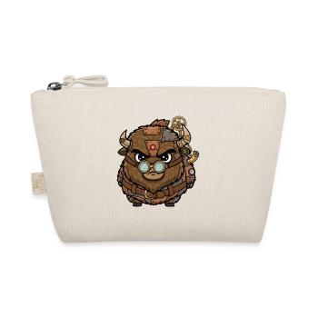 Bison Steampunk Cyborg Armor Gears - Organic Pouch - nature - Front