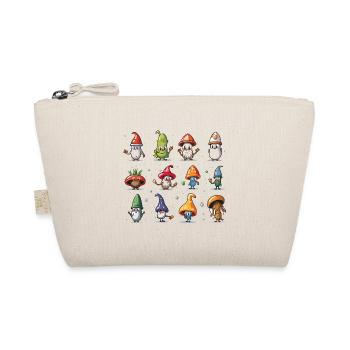 Mushroom Gnome Parade - Organic Pouch - nature - Front