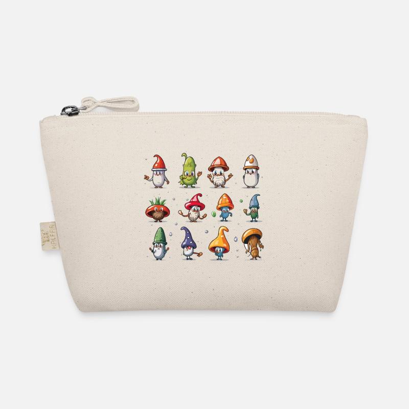 Mushroom Gnome Parade Organic Pouch